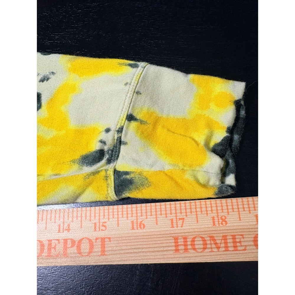 Cabi Atomic Lounger Set Yellow Black Tie Dye Top L Pants XL 2 Piece Lounge Set - Picture 8 of 16